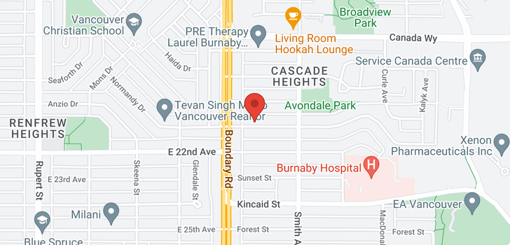 map of 3731 NITHSDALE STREET